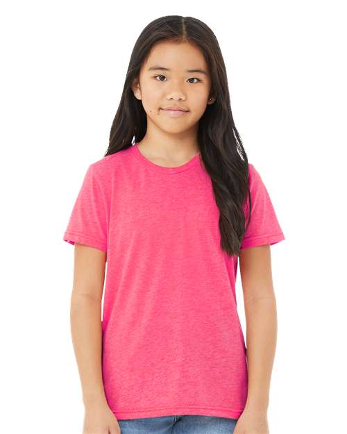 Load image into Gallery viewer, Youth Triblend Tee — product photo 4