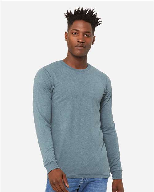 Load image into Gallery viewer, Unisex Triblend Long Sleeve Tee — product photo 6