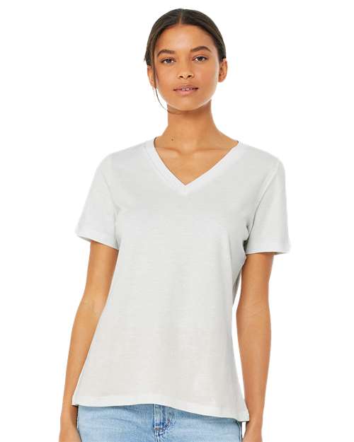 Load image into Gallery viewer, Women’s Relaxed Jersey V-Neck Tee — product photo 18