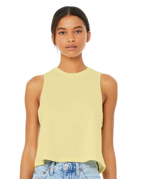Load image into Gallery viewer, Women's Racerback Crop Tank — product photo 7