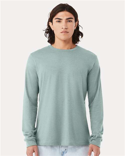 Load image into Gallery viewer, Heather CVC Long Sleeve Tee — product photo 12
