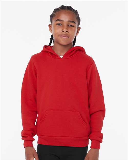 Load image into Gallery viewer, Youth Sponge Fleece Hoodie Sweatshirt — product photo 11