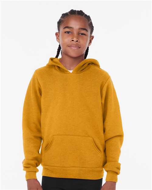 Load image into Gallery viewer, Youth Sponge Fleece Hoodie Sweatshirt — product photo 5