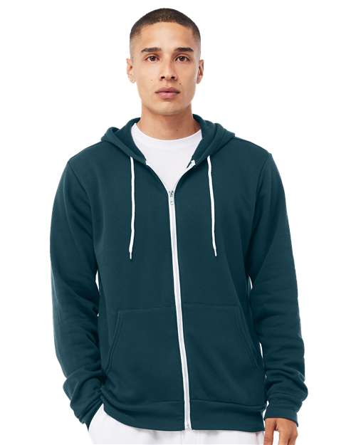 Load image into Gallery viewer, Unisex Sponge Fleece Full-Zip Hoodie Sweatshirt — product photo 4