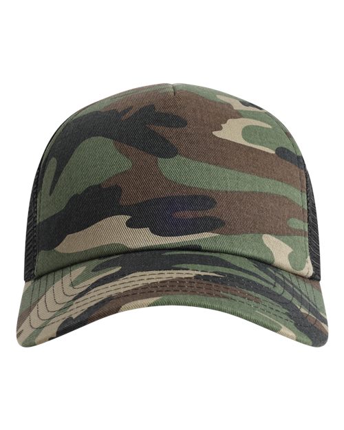 Load image into Gallery viewer, Imperial 1287 North Country Trucker Cap - Camo/ Black