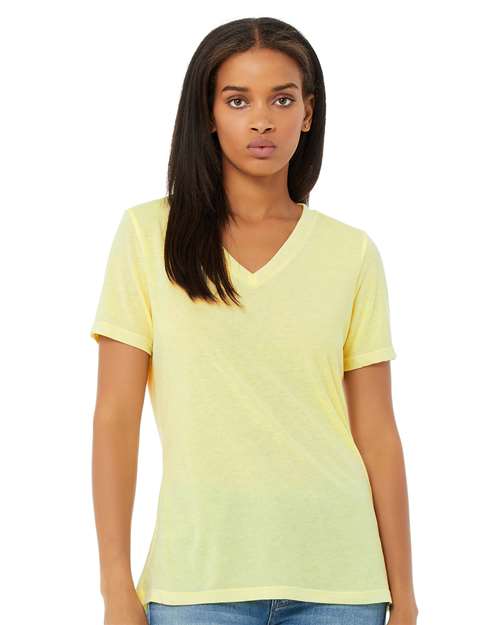 Load image into Gallery viewer, Women's Relaxed Triblend V-Neck Tee — product photo 6