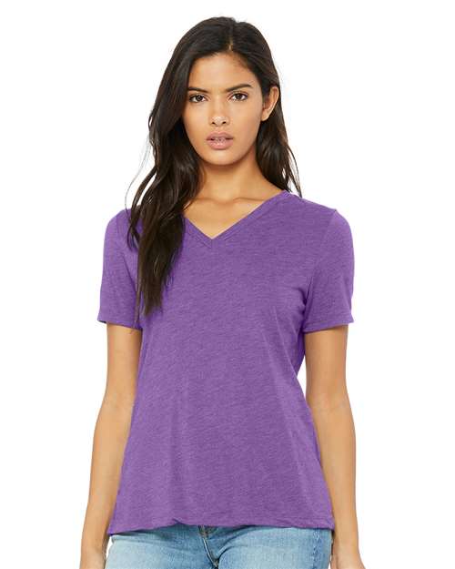 Load image into Gallery viewer, Women's Relaxed Triblend V-Neck Tee — product photo 7