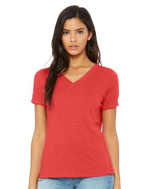 Load image into Gallery viewer, Women's Relaxed Triblend V-Neck Tee — product photo 8