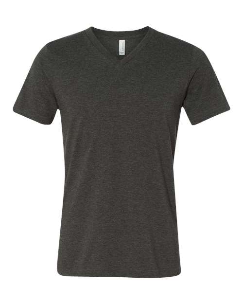 Load image into Gallery viewer, Unisex Heather CVC V-Neck Tee — product photo 3
