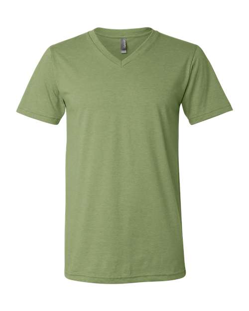 Load image into Gallery viewer, Unisex Heather CVC V-Neck Tee — product photo 10