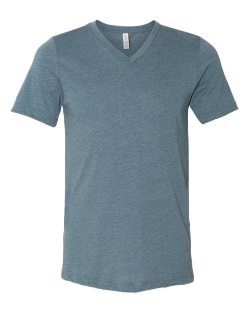 Load image into Gallery viewer, Unisex Heather CVC V-Neck Tee — product photo 14