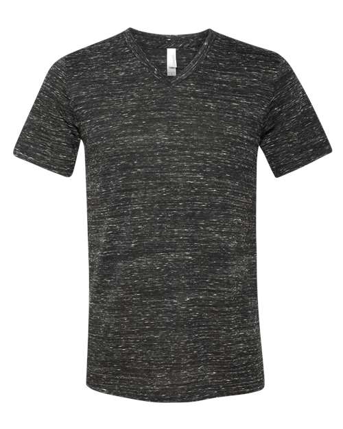 Load image into Gallery viewer, Unisex Textured Jersey V-Neck Tee — product photo 2