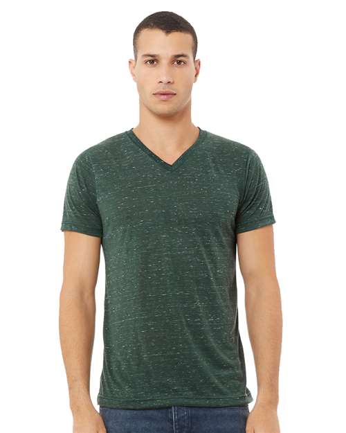 Load image into Gallery viewer, Unisex Textured Jersey V-Neck Tee — product photo 7