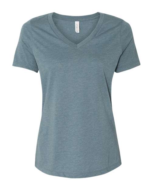 Load image into Gallery viewer, Women's Relaxed Heather CVC V-Neck Tee — product photo 10