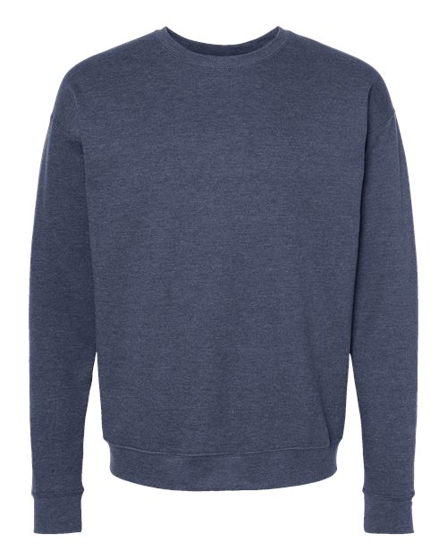 Load image into Gallery viewer, Unisex Fleece Crewneck Sweatshirt - Heather Denim