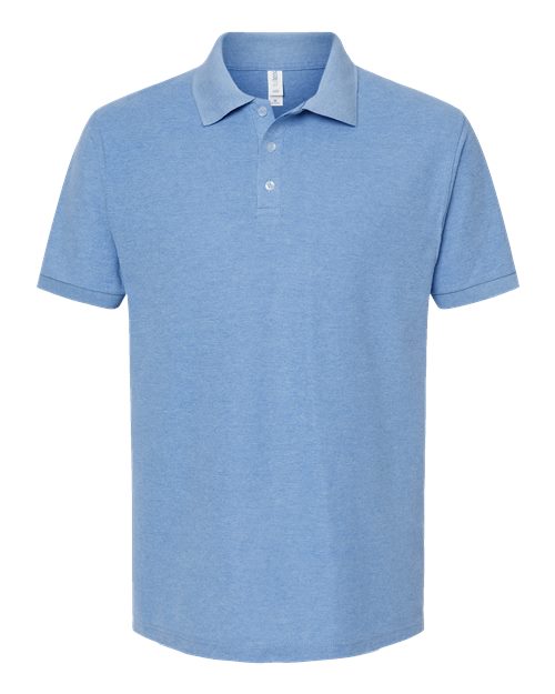 Load image into Gallery viewer, Men's 50/50 Sport Pique Polo - Heather Light Blue