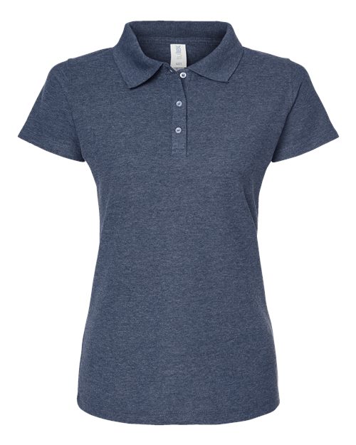 Load image into Gallery viewer, Women's 50/50 Sport Pique Polo - Heather Navy