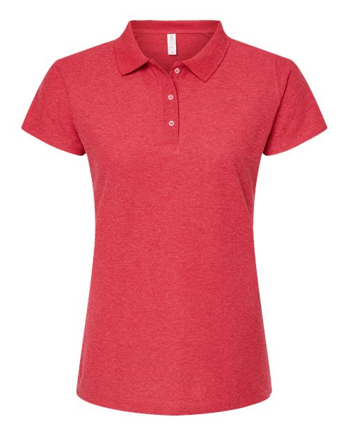 Load image into Gallery viewer, Women's 50/50 Sport Pique Polo - Heather Red