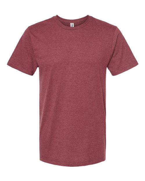 Load image into Gallery viewer, Men's Premium Cotton Blend T-Shirt - Burgundy Heather