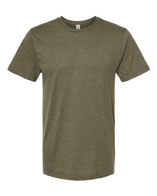 Load image into Gallery viewer, Men's Premium Cotton Blend T-Shirt - Olive Heather