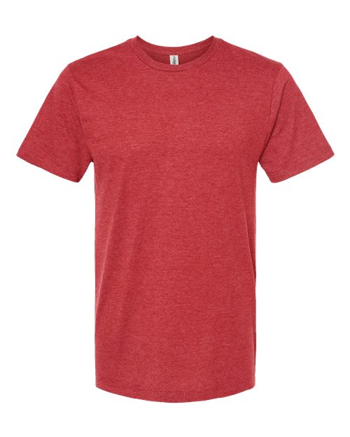 Load image into Gallery viewer, Men's Premium Cotton Blend T-Shirt - Red Heather