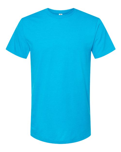 Load image into Gallery viewer, Men's Premium Cotton Blend T-Shirt - Turquoise Heather