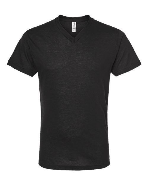 Load image into Gallery viewer, Men's Poly-Rich V-Neck T-Shirt - Black
