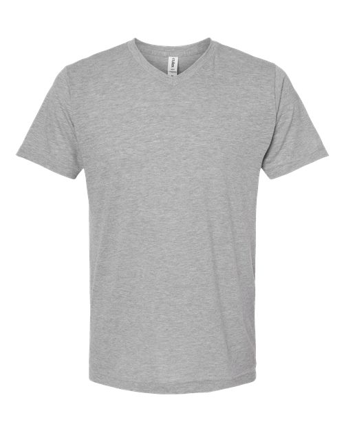 Load image into Gallery viewer, Men's Poly-Rich V-Neck T-Shirt - Heather Grey