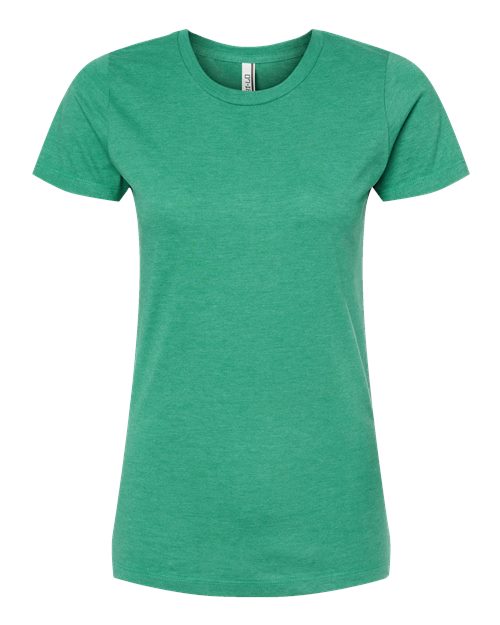 Load image into Gallery viewer, Women's Premium Cotton Blend T-Shirt - Kelly Heather
