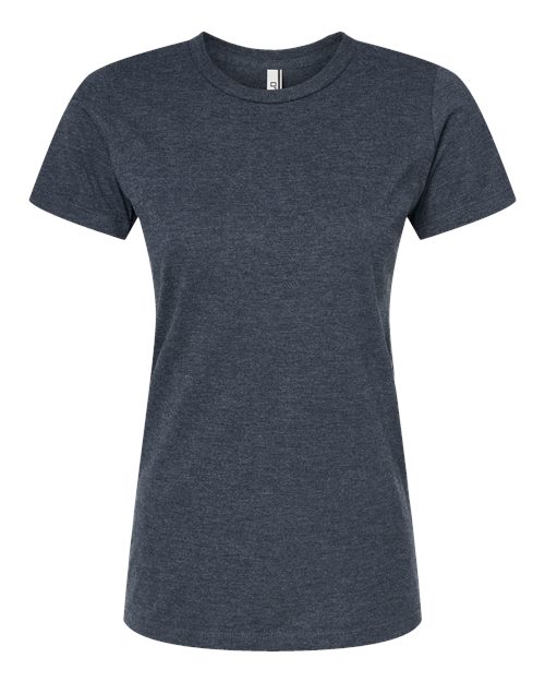 Load image into Gallery viewer, Women's Premium Cotton Blend T-Shirt - Navy Heather