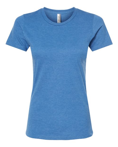 Load image into Gallery viewer, Women's Premium Cotton Blend T-Shirt - Royal Heather