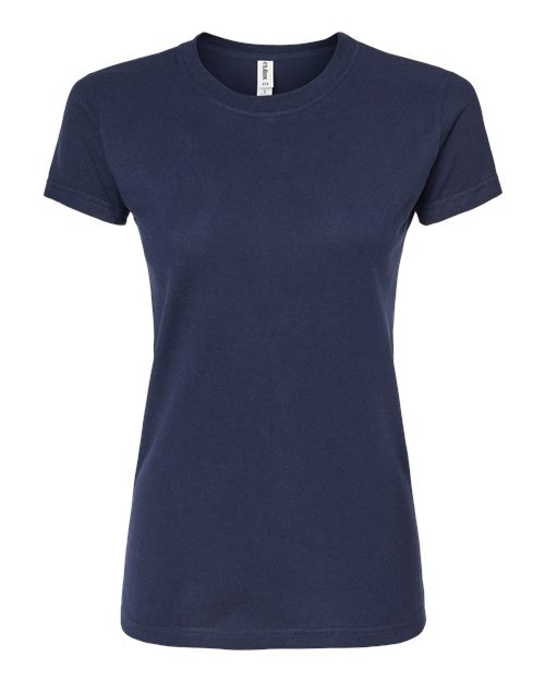 Load image into Gallery viewer, Women's Fine Jersey Slim Fit T-Shirt - Navy