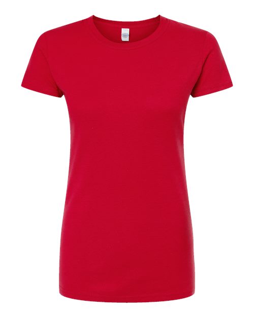 Load image into Gallery viewer, Women's Fine Jersey Slim Fit T-Shirt - Red