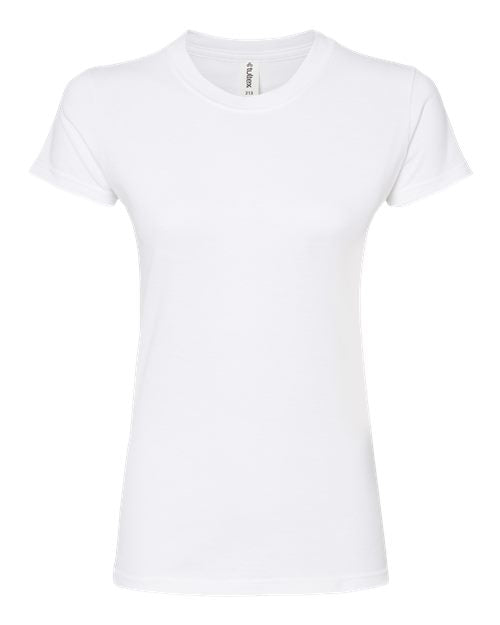 Load image into Gallery viewer, Women's Fine Jersey Slim Fit T-Shirt - White