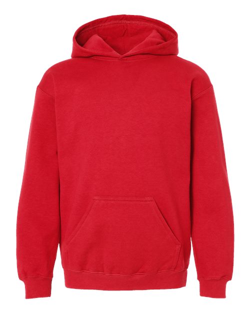 Load image into Gallery viewer, Youth Hooded Sweatshirt - Red
