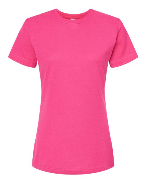 Load image into Gallery viewer, Women's Fine Jersey Classic Fit T-Shirt - Fuchsia