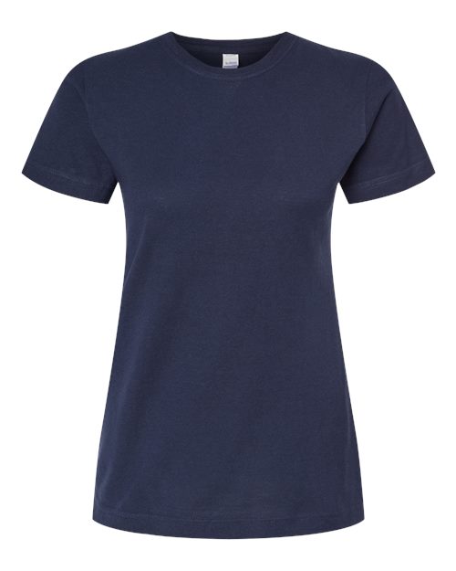 Load image into Gallery viewer, Women's Fine Jersey Classic Fit T-Shirt - Navy