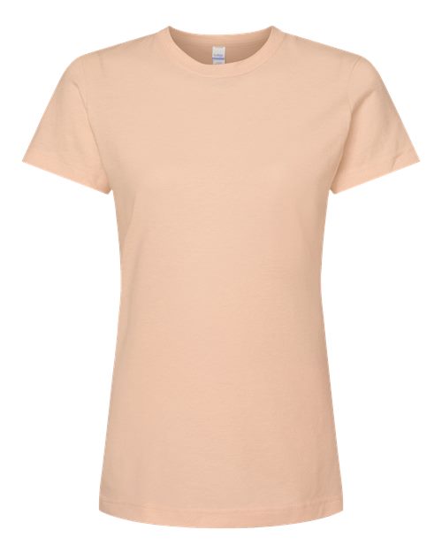Load image into Gallery viewer, Women's Fine Jersey Classic Fit T-Shirt - Peach