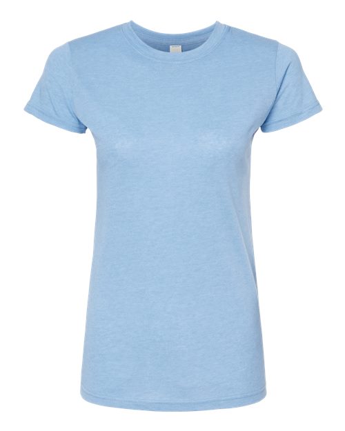 Load image into Gallery viewer, Women's Poly-Rich T-Shirt - Heather Athletic Blue