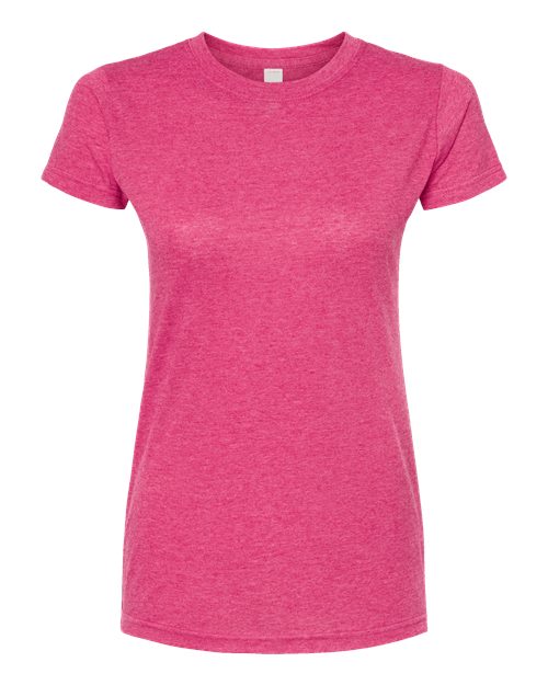 Load image into Gallery viewer, Women's Poly-Rich T-Shirt - Heather Fuchsia