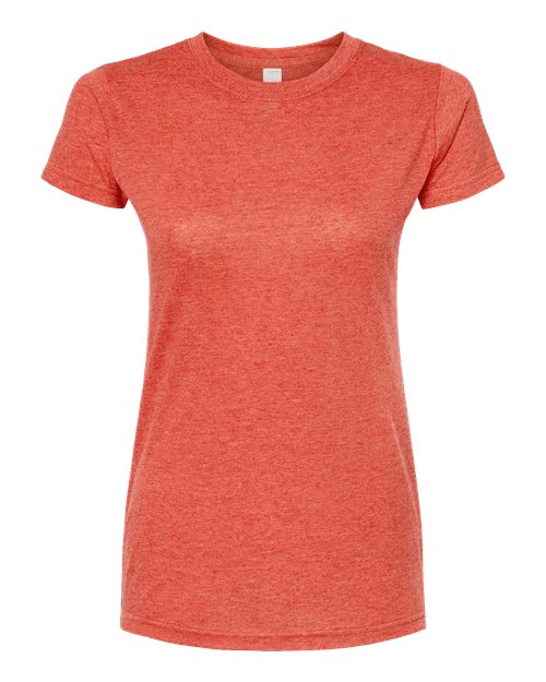 Load image into Gallery viewer, Women's Poly-Rich T-Shirt - Heather Orange