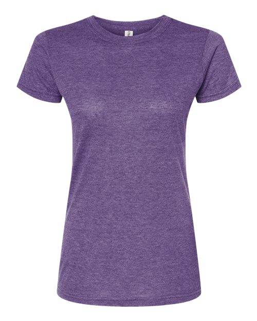 Load image into Gallery viewer, Women's Poly-Rich T-Shirt - Heather Purple