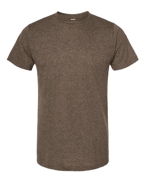 Load image into Gallery viewer, Unisex Poly-Rich T-Shirt - Heather Brown