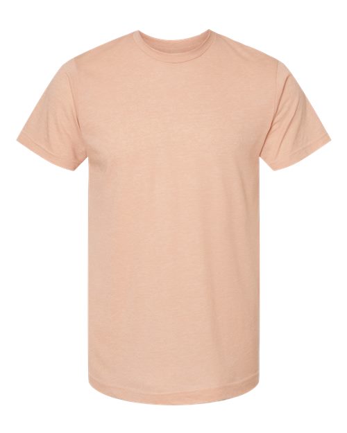 Load image into Gallery viewer, Unisex Poly-Rich T-Shirt - Heather Peach