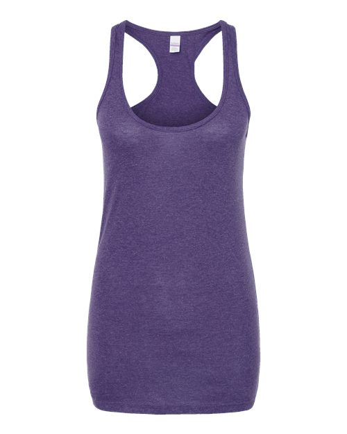 Load image into Gallery viewer, Women's Poly-Rich Racerback Tank Top - Heather Purple