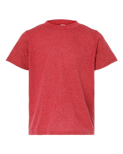 Load image into Gallery viewer, Youth Poly-Rich T-Shirt - Heather Red