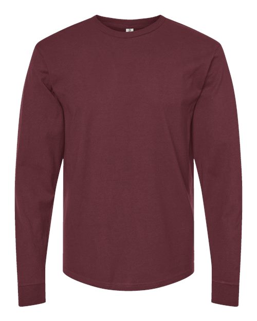 Load image into Gallery viewer, Unisex Heavyweight Jersey Long Sleeve T-Shirt - Burgundy