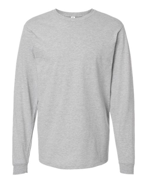 Load image into Gallery viewer, Unisex Heavyweight Jersey Long Sleeve T-Shirt - Heather Grey
