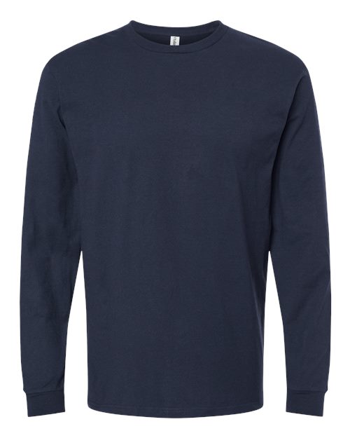 Load image into Gallery viewer, Unisex Heavyweight Jersey Long Sleeve T-Shirt - Navy