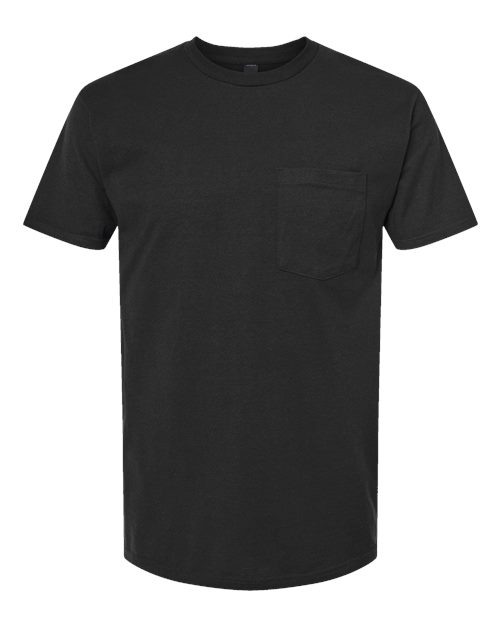 Load image into Gallery viewer, Unisex Heavyweight Jersey Pocket T-Shirt - Black